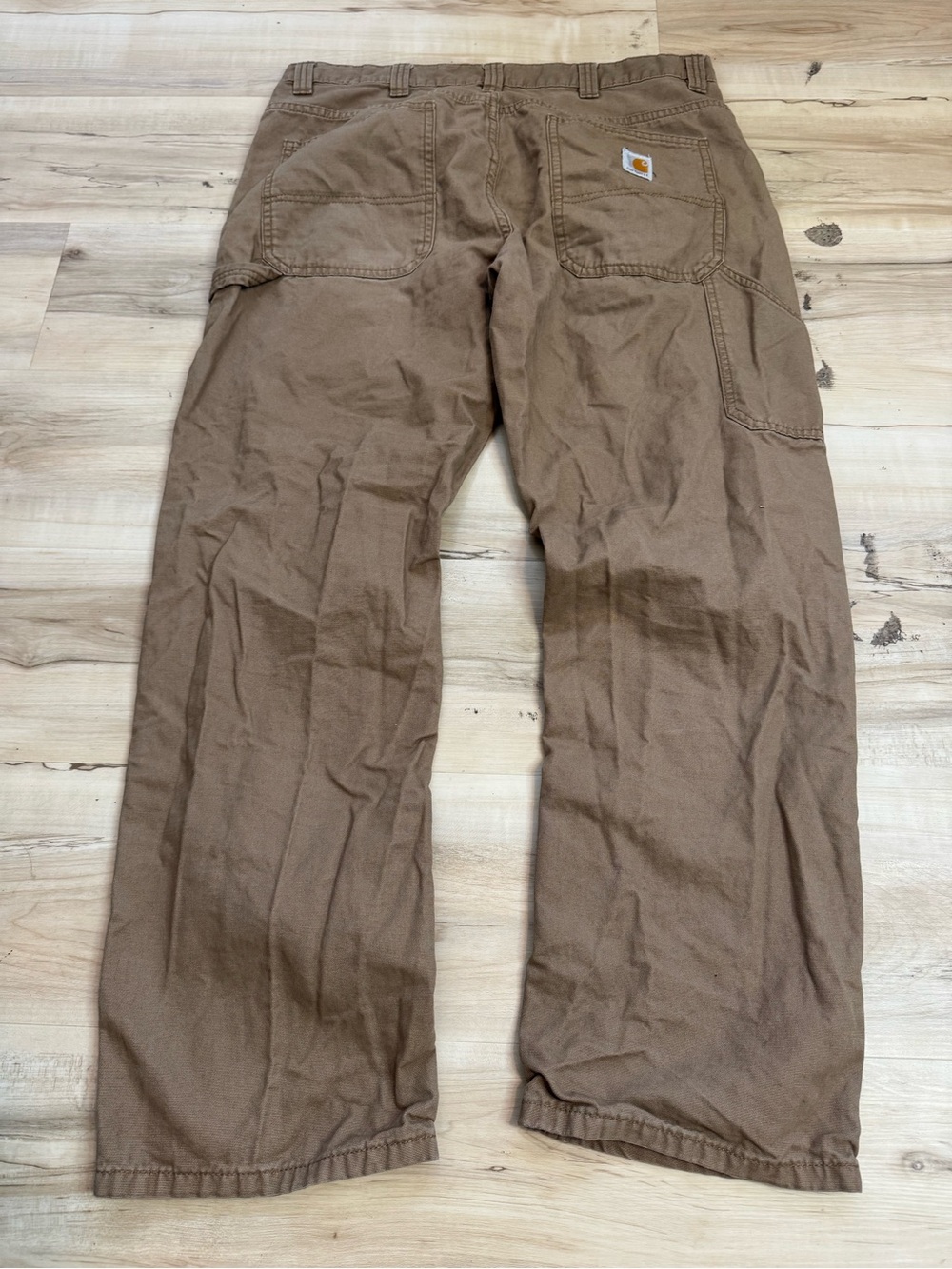 Men’s Baggy Carhartt Brown Utility Cargo Work Pants